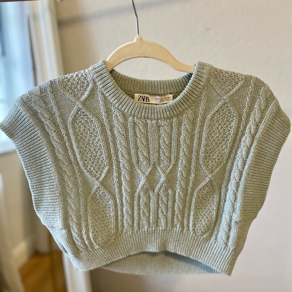 Zara cropped sweater